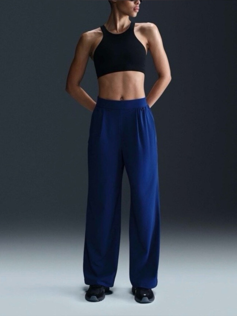 Nike 24.7 Dri-FIT HM8389-455 High-Waisted Wide-Leg Pants -NWT-Size XL